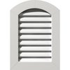 Ekena Millwork Arch Top Gable Vent Functional, PVC Gable Vent w/ 1" x 4" Flat Trim Frame, 14"W x 18"H GVPAR14X1801FUN